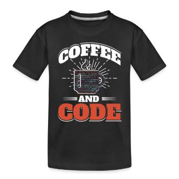 Développeur d’ordinateurs logiciels - T-shirt bio Premium Enfant - noir - Devant
