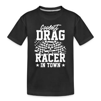 Mécanicien Burnout Motorsport Auto Enthusiast - T-shirt bio Premium Enfant - noir - Devant