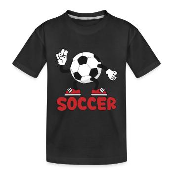 Coupe du monde des supporters de football - T-shirt bio Premium Enfant - noir - Devant