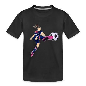 Australian National Soccer Team I Football - Kinder Premium Bio T-Shirt - Schwarz - Vorne
