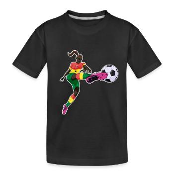 Ghana National Soccer Team I Football Ghana - Kinder Premium Bio T-Shirt - Schwarz - Vorne