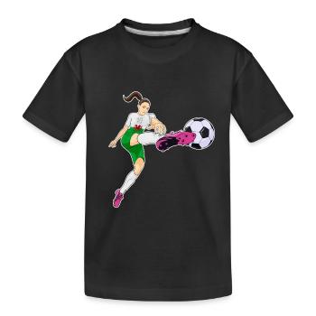 Welsh National Soccer Team I Football Wales - Kinder Premium Bio T-Shirt - Schwarz - Vorne