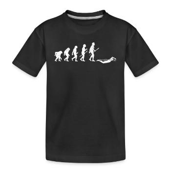 Drôles de nageurs de Man Pool Float Liebhabe - T-shirt bio Premium Enfant - noir - Devant
