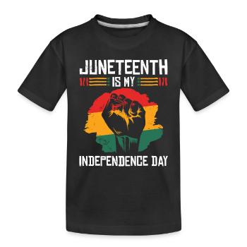 Juneteenth est mon Faust du Jour de l’Indépendance - T-shirt bio Premium Enfant - noir - Devant