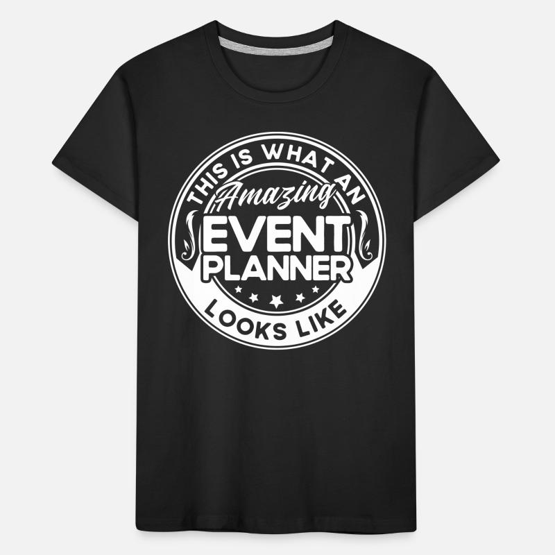 Event Planner Wedding Planner Event Manager Kids' Premium Organic T-Shirt