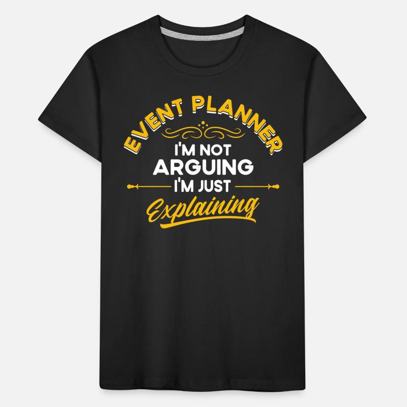 Event Planner Wedding Planner Event Manager Kids' Premium Organic T-Shirt