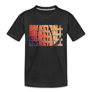 Basket-ball - T-shirt bio Premium Enfant - noir - Devant