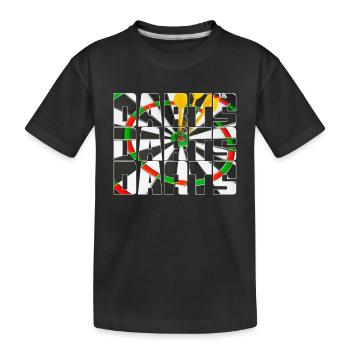 Dard - T-shirt bio Premium Enfant - noir - Devant