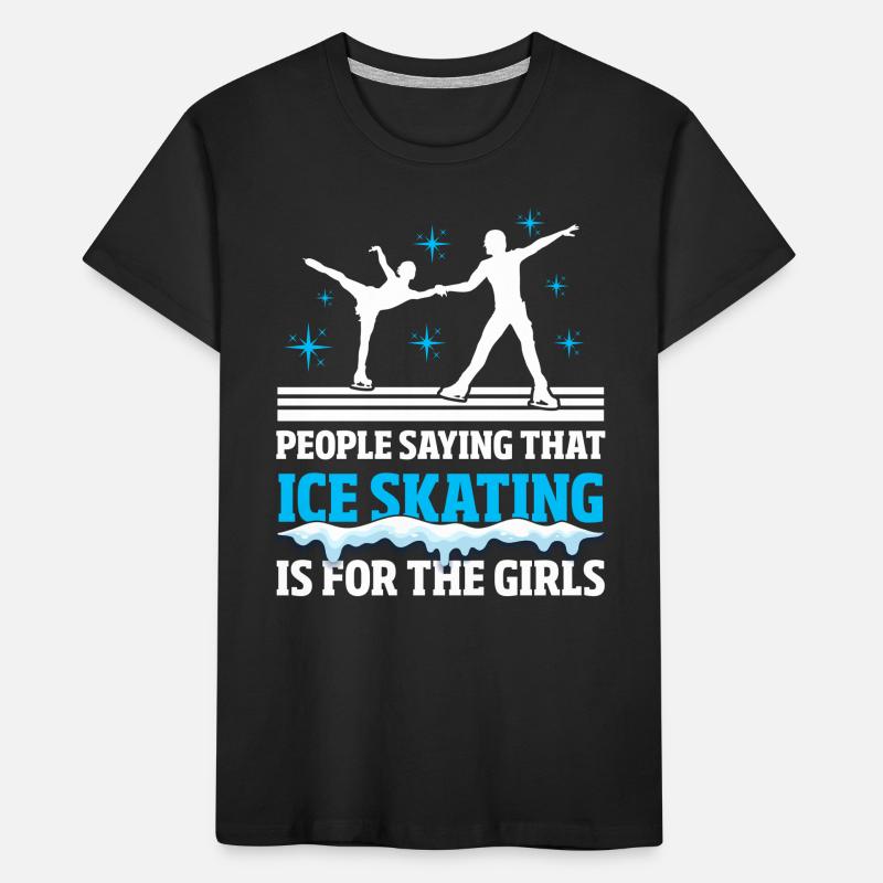 Speed skating Kids' Premium Organic T-Shirt