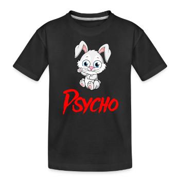 PSYCHO HASE Halloween Apocalypse Horreur Monstre - T-shirt bio Premium Enfant - noir - Devant