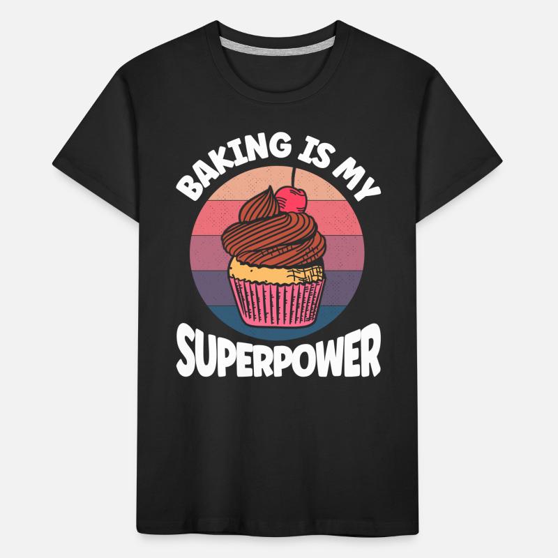 Bäckerei Backen Bäckerin Bäcker Kinder Premium Bio T-Shirt