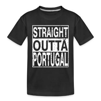 Portugal Straight outta Portugal - T-shirt bio Premium Enfant - noir - Devant