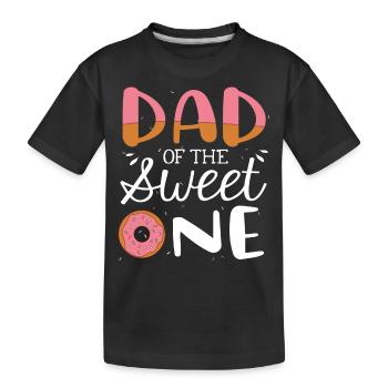 Papa du doux - T-shirt bio Premium Enfant - noir - Devant