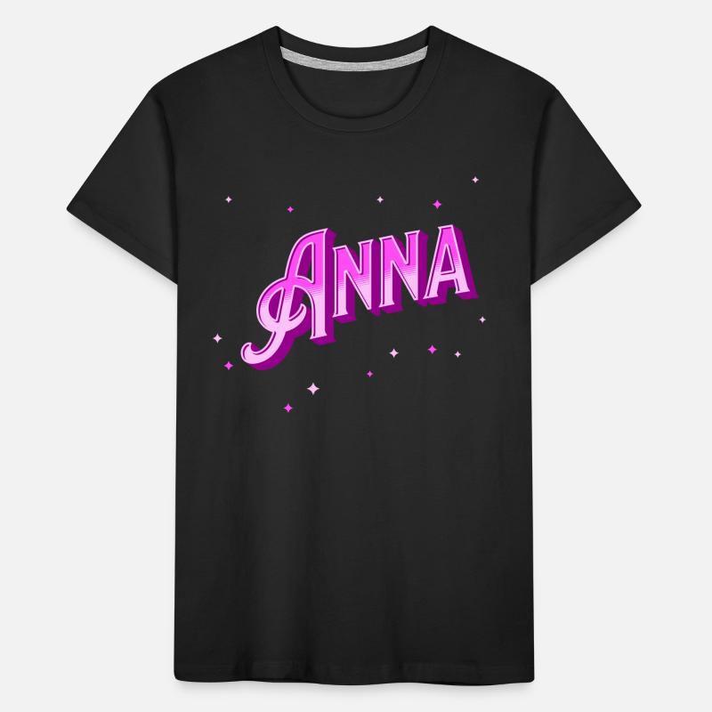 Anna name personalized Kids' Premium Organic T-Shirt