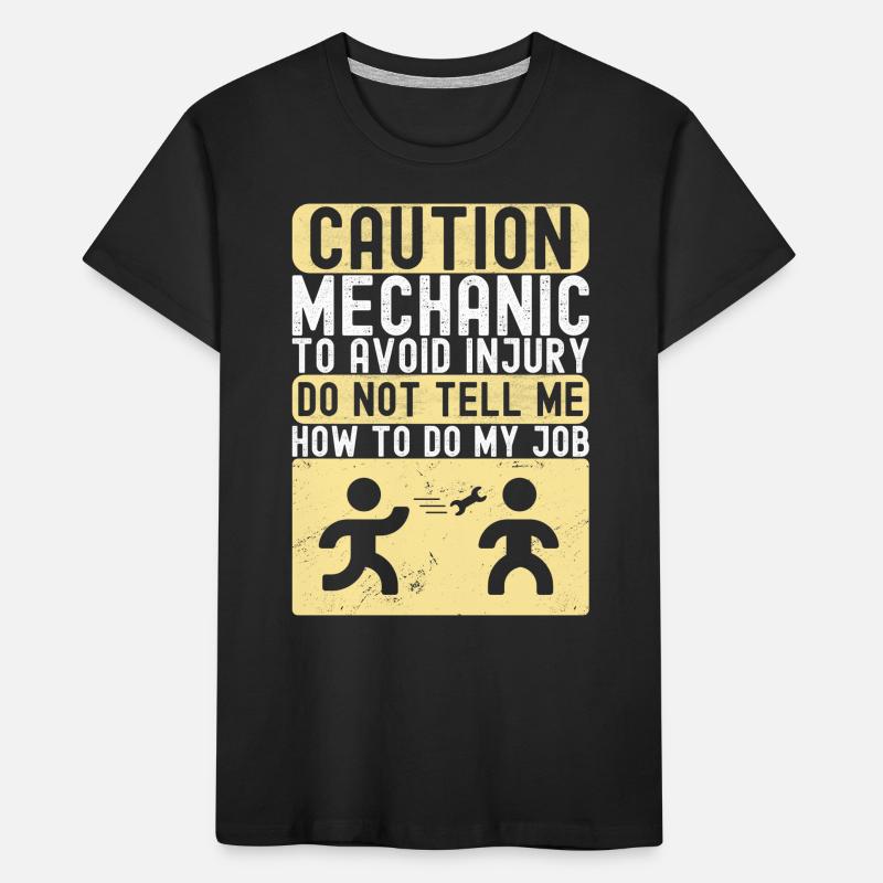 Car mechanic Mechatronics technician Kids' Premium Organic T-Shirt