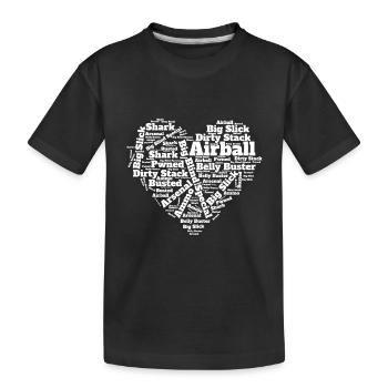 Poker Poker Player Casino - Kids' Premium Organic T-Shirt - black - Front
