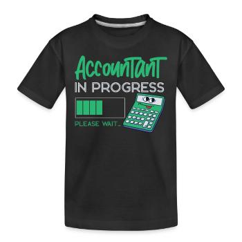 Comptable Comptable Comptable - T-shirt bio Premium Enfant - noir - Devant