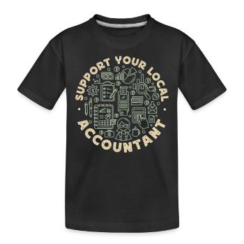 Comptable Comptable Comptable - T-shirt bio Premium Enfant - noir - Devant