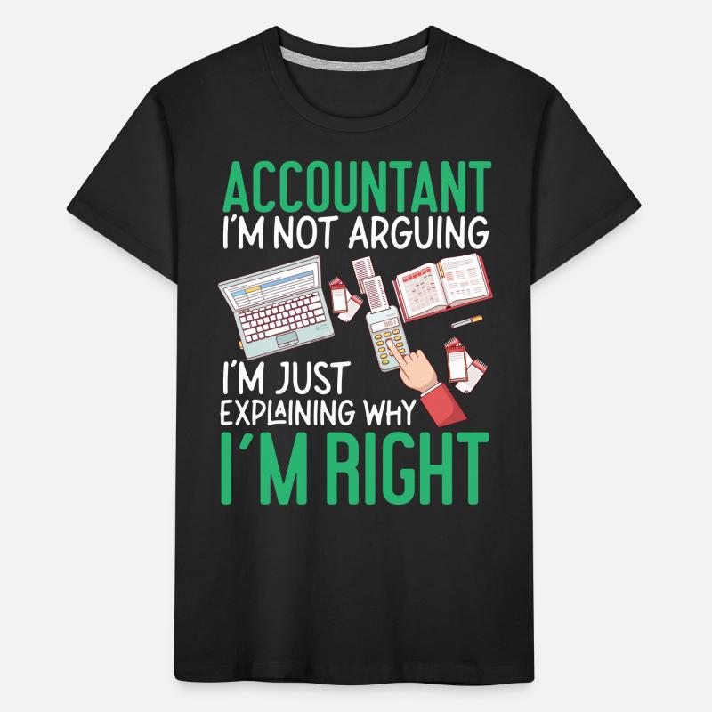 Comptable Comptable Comptable T-shirt bio Premium Enfant