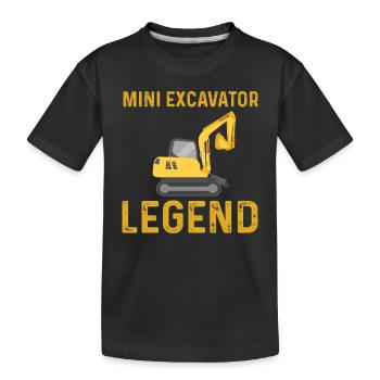 Légende de la -pelle - T-shirt bio Premium Enfant - noir - Devant