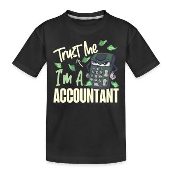 Comptable Comptable Comptable - T-shirt bio Premium Enfant - noir - Devant