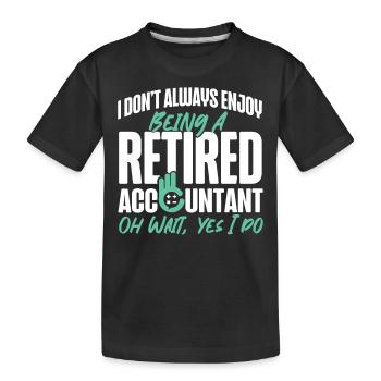 Comptable Comptable Comptable - T-shirt bio Premium Enfant - noir - Devant