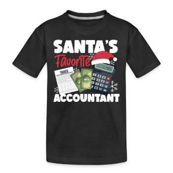 Comptable Comptable Comptable - T-shirt bio Premium Enfant - noir - Devant