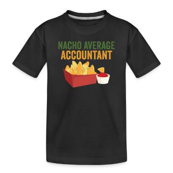 Comptabilité Humour Drôle Hilarant Comptable CPA - T-shirt bio Premium Enfant - noir - Devant