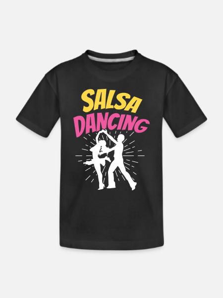 Salsa Tanzen Hobby Tanz Tänzer - Kinder Premium Bio T-Shirt - Schwarz