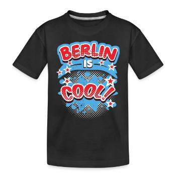 Berlin-Allemagne, Berlin-Design, Berlin-Spruch - T-shirt bio Premium Enfant - noir - Devant