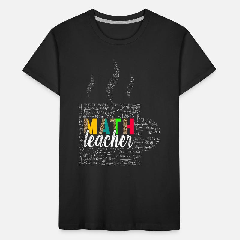 Math Teacher Kids' Premium Organic T-Shirt