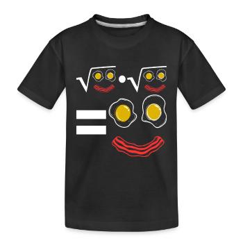 Mathe Mathelehrer - Kinder Premium Bio T-Shirt - Schwarz - Vorne