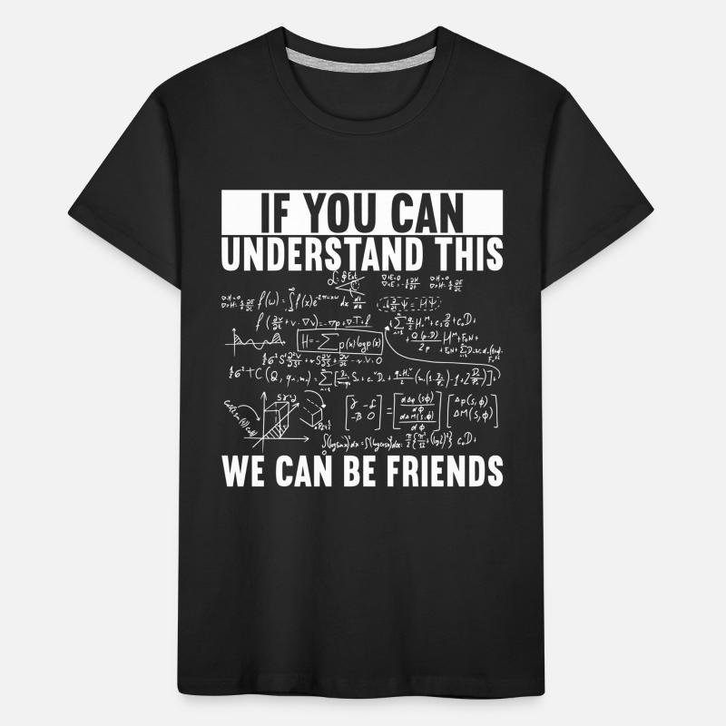Math Teacher Kids' Premium Organic T-Shirt