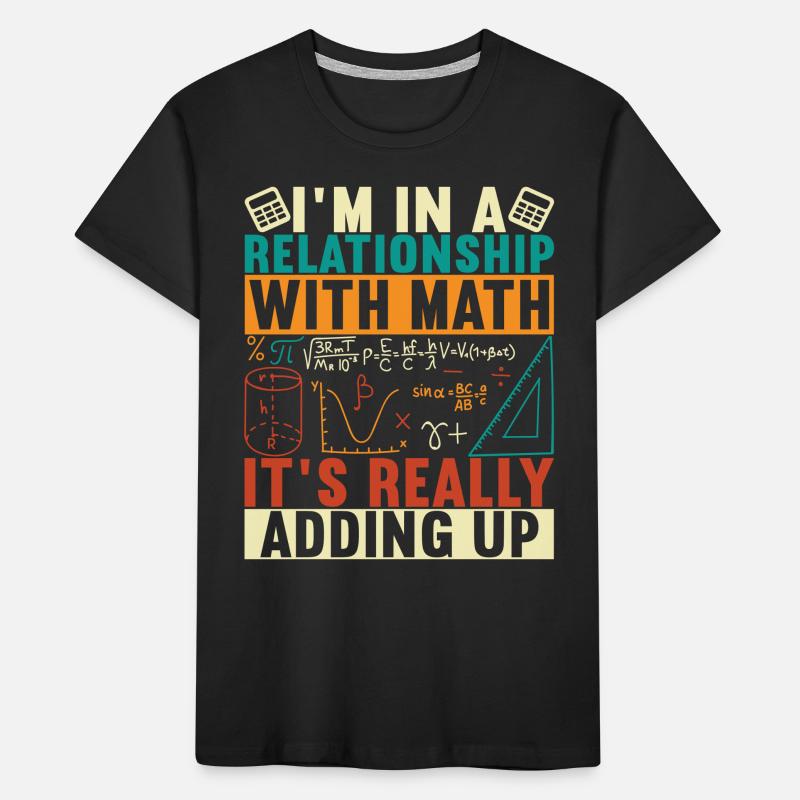 Math Teacher Kids' Premium Organic T-Shirt