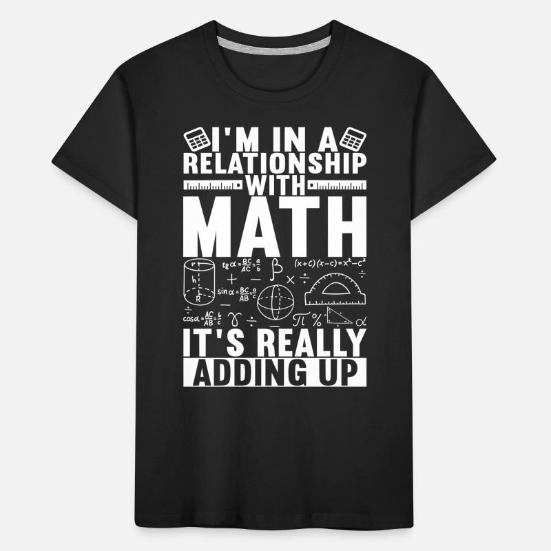 Mathe Mathelehrer Kinder Premium Bio T-Shirt