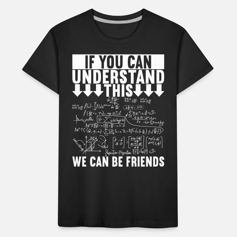 Mathe Mathelehrer Kinder Premium Bio T-Shirt