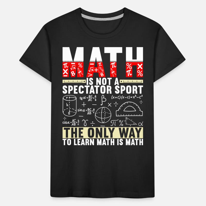 Math Teacher Kids' Premium Organic T-Shirt
