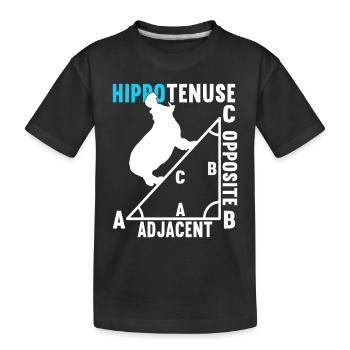 Mathe Mathelehrer - Kinder Premium Bio T-Shirt - Schwarz - Vorne