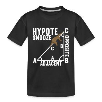 Mathe Mathelehrer - Kinder Premium Bio T-Shirt - Schwarz - Vorne