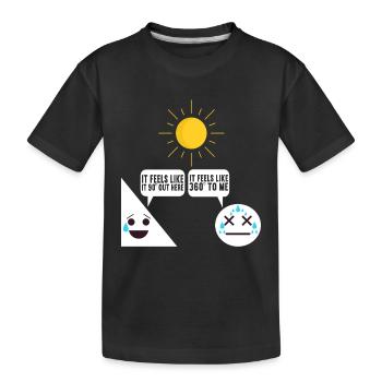 Mathe Mathelehrer - Kinder Premium Bio T-Shirt - Schwarz - Vorne