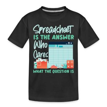 Comptable Comptable Comptable - T-shirt bio Premium Enfant - noir - Devant
