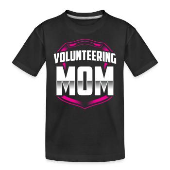 Mère bénévole Volontaire Profession bénévole - T-shirt bio Premium Enfant - noir - Devant