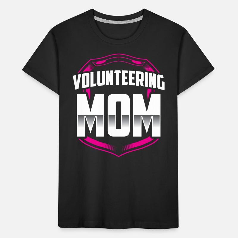 Ehrenamtliche Mutter Freiwillig Freiwilliger Beruf Kinder Premium Bio T-Shirt