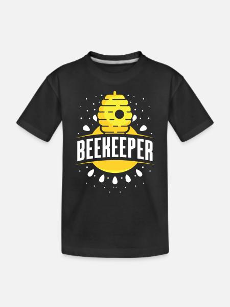 Imker Imkerei Honigbiene Imkern - Kinder Premium Bio T-Shirt - Schwarz