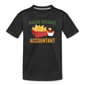 Comptabilité Humour Drôle Hilarant CPA Comptable - T-shirt bio Premium Enfant - noir - Devant
