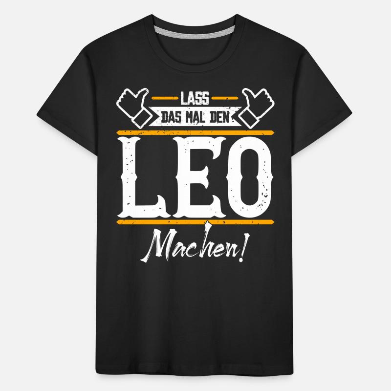 Leo Geschenkidee Geschenk Geburtstag Kinder Premium Bio T-Shirt