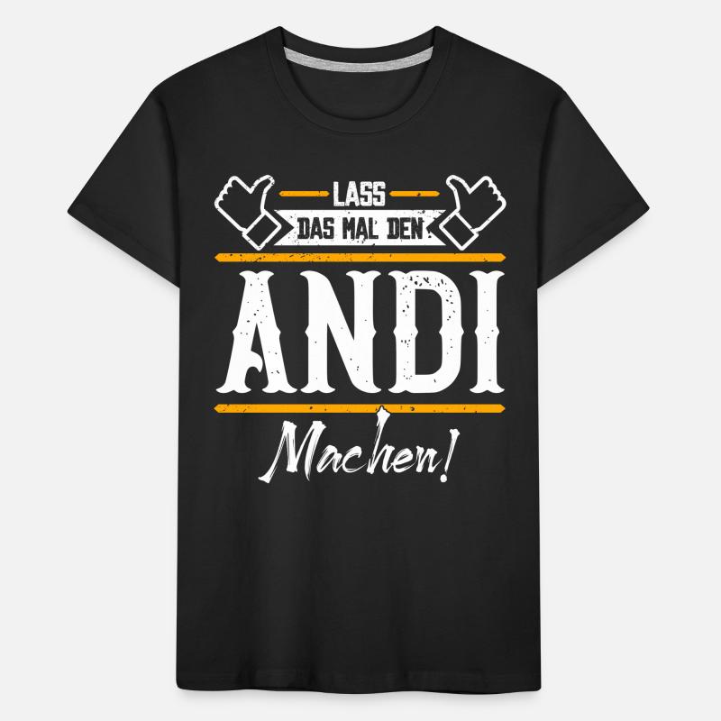 Andi Geschenkidee Geschenk Geburtstag Kinder Premium Bio T-Shirt