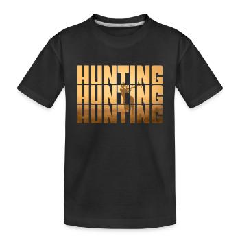 Chasser - T-shirt bio Premium Enfant - noir - Devant