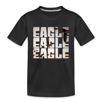 Aigle - T-shirt bio Premium Enfant - noir - Devant