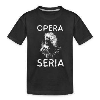 Tenor Singer Choir Vocalist Theatre Student, Opera - Kinder Premium Bio T-Shirt - Schwarz - Vorne